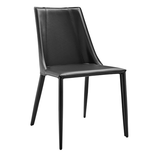 Euro Style Kalle Side Chair in Black - Set of 1 DINING CHAIRS