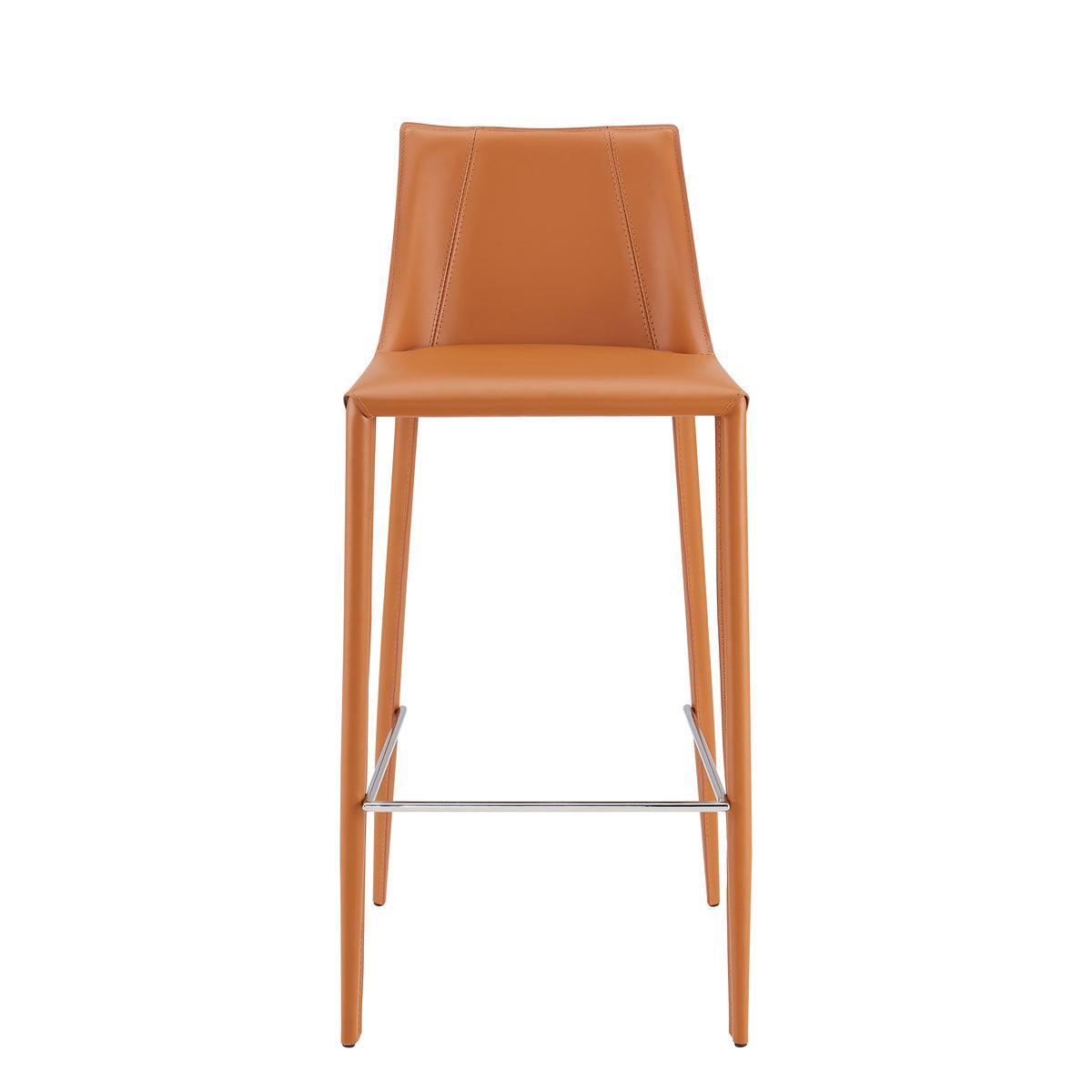 Euro Style Kalle Bar Stool - Set of 1 BAR STOOLS + COUNTER STOOLS