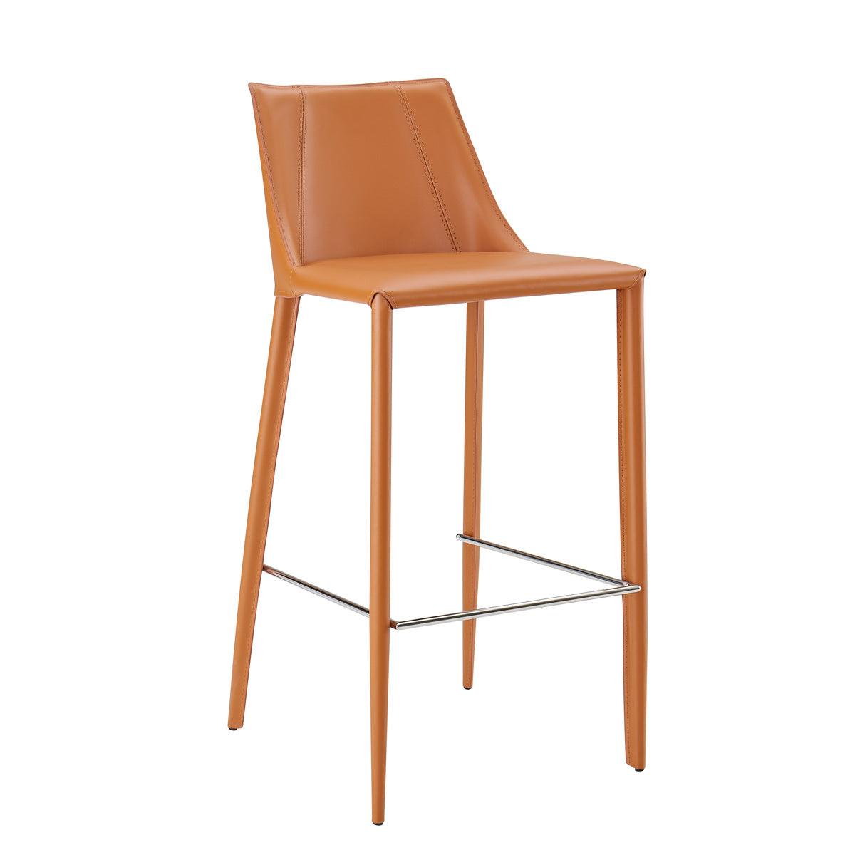 Euro Style Kalle Bar Stool - Set of 1 BAR STOOLS + COUNTER STOOLS