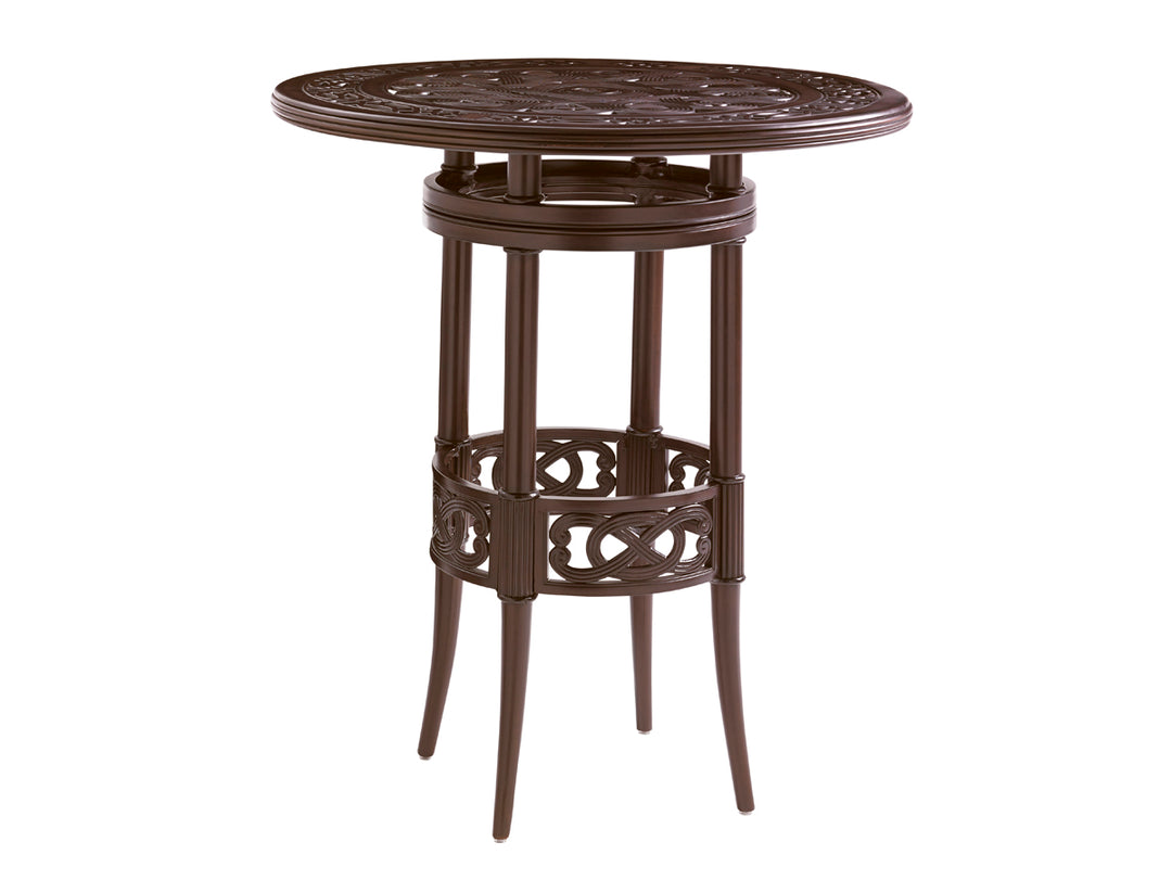 American Home Furniture | Tommy Bahama Outdoor  - Black Sands High/Low Bistro Table