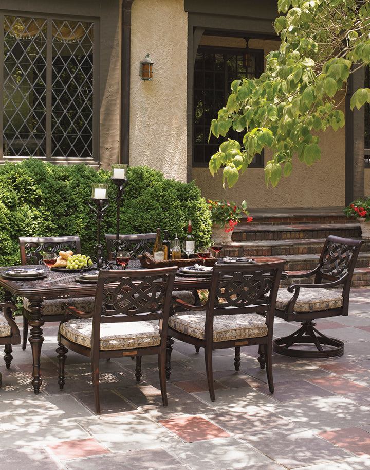 American Home Furniture | Tommy Bahama Outdoor  - Black Sands Rectangular Dining Table