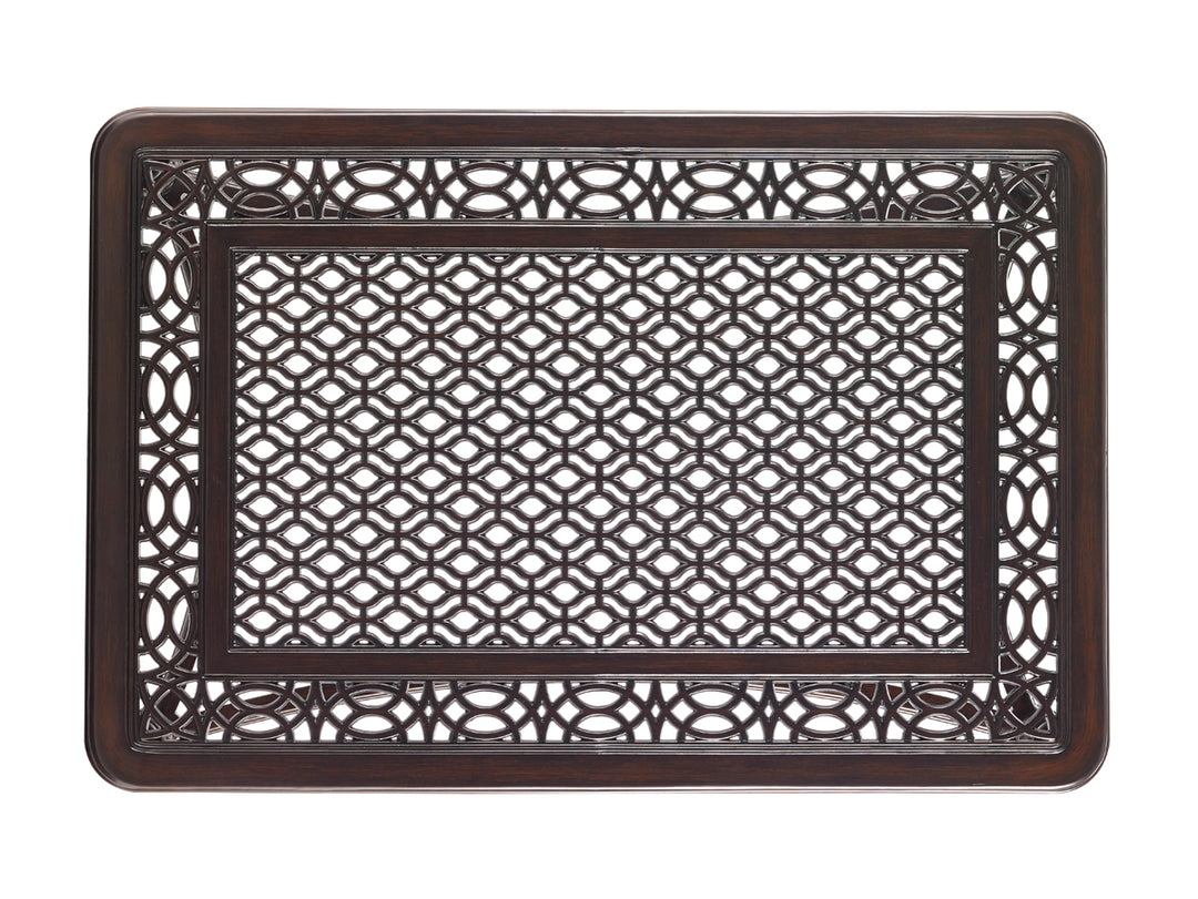 American Home Furniture | Tommy Bahama Outdoor  - Black Sands Rectangular Cocktail Table