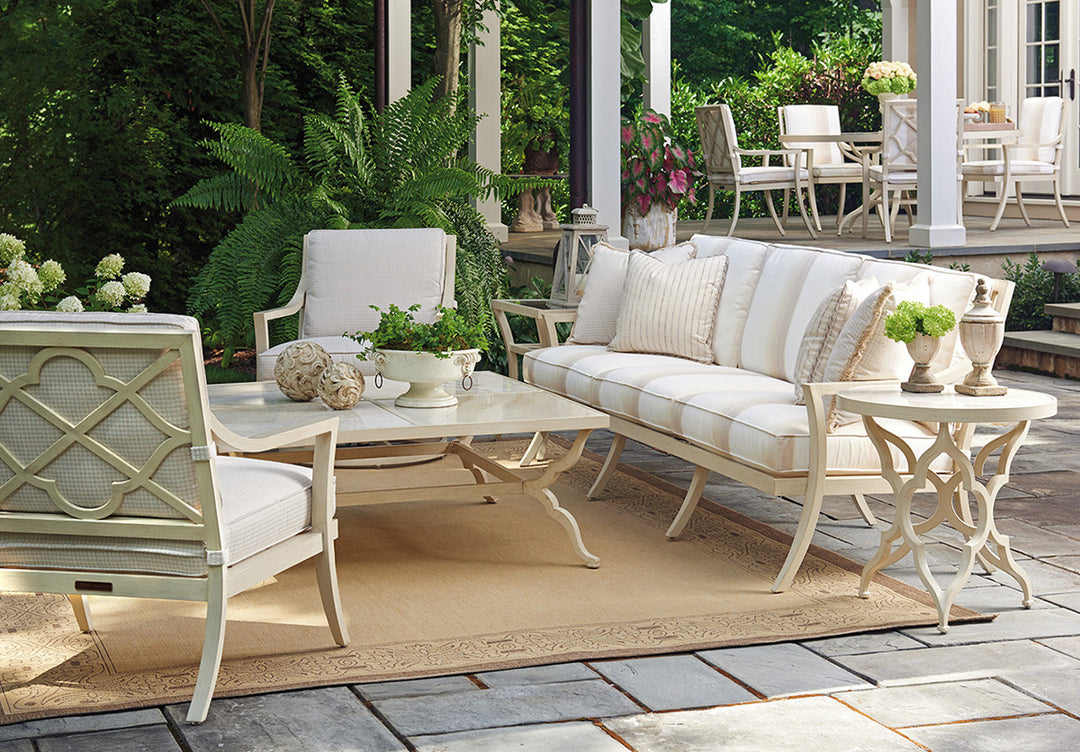 American Home Furniture | Tommy Bahama Outdoor  - Misty Garden Square Cocktail Table