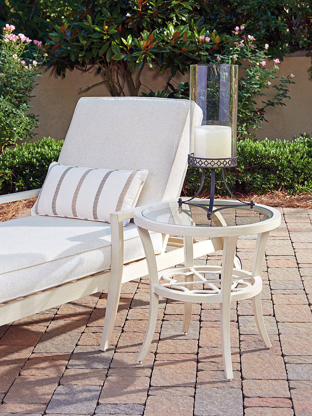 American Home Furniture | Tommy Bahama Outdoor  - Misty Garden Round End Table