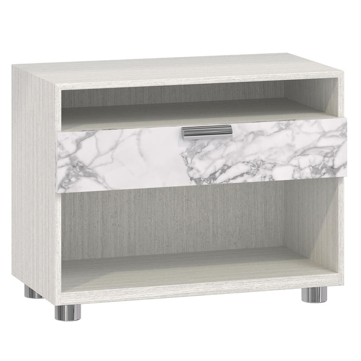 STRATUM STONE 1 DRAWER NIGHTSTAND