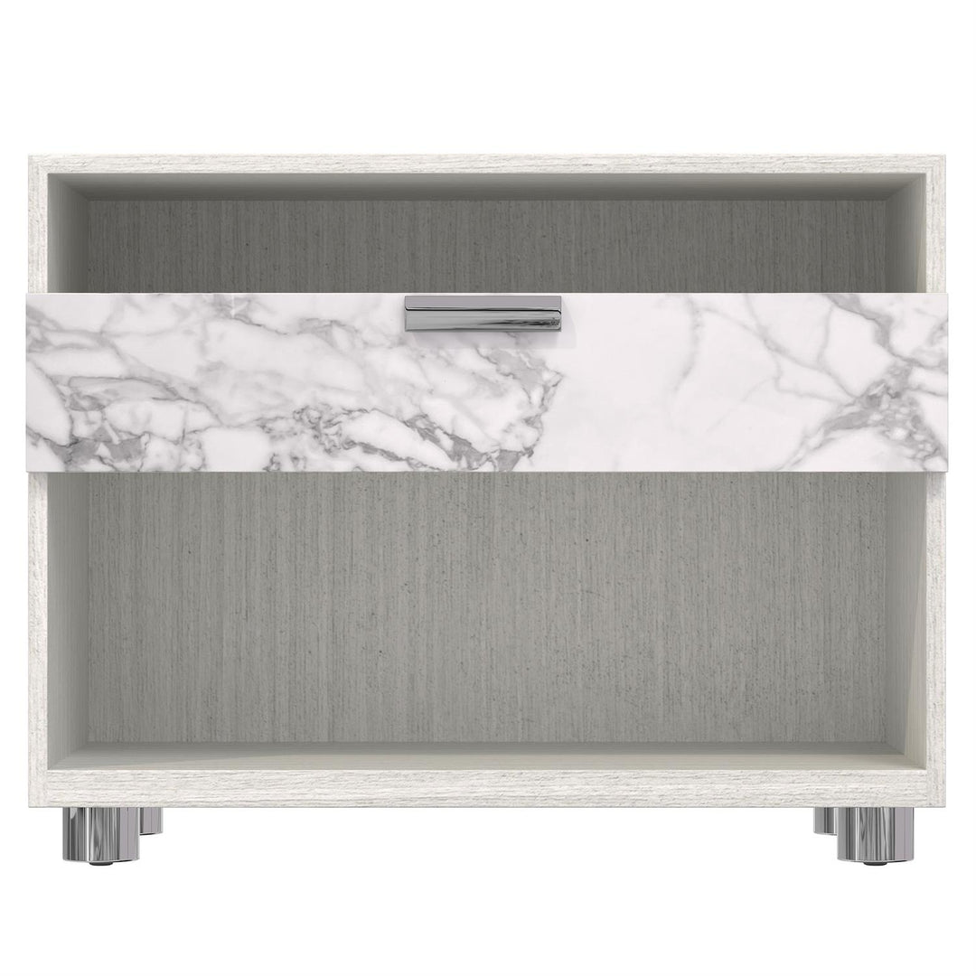 STRATUM STONE 1 DRAWER NIGHTSTAND