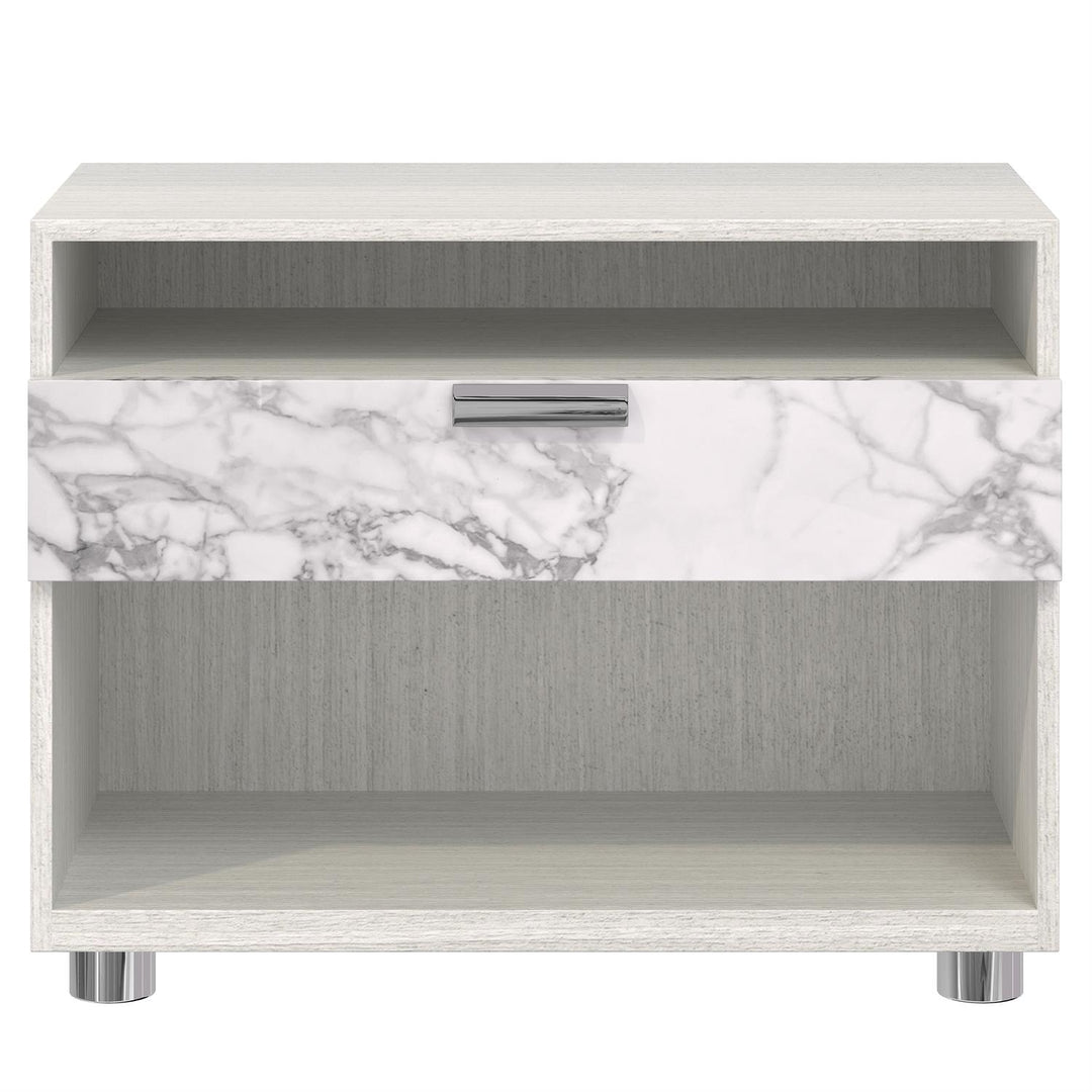 STRATUM STONE 1 DRAWER NIGHTSTAND