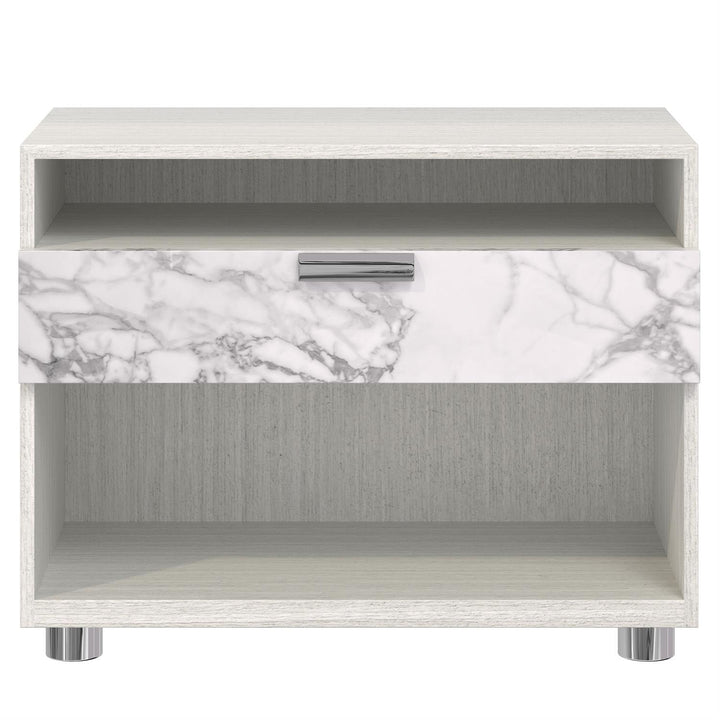 STRATUM STONE 1 DRAWER NIGHTSTAND