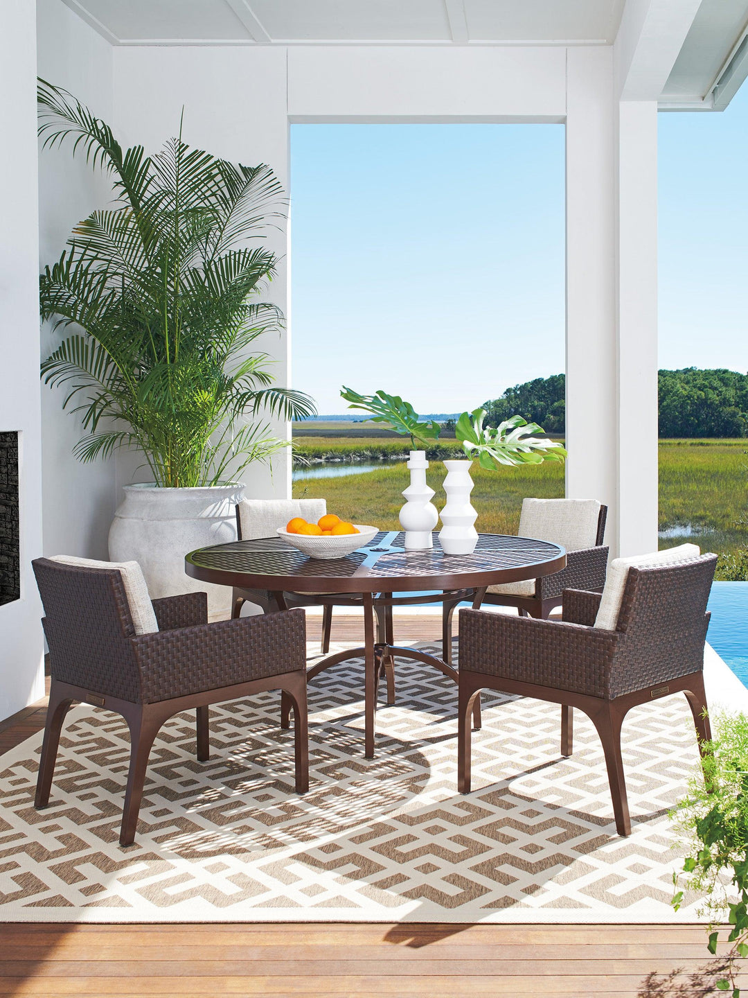 Abaco Round Dining Table - AmericanHomeFurniture