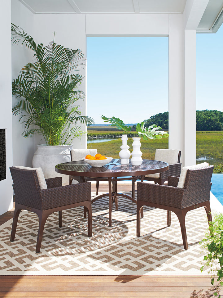 American Home Furniture | Tommy Bahama Outdoor  - Abaco Round Dining Table