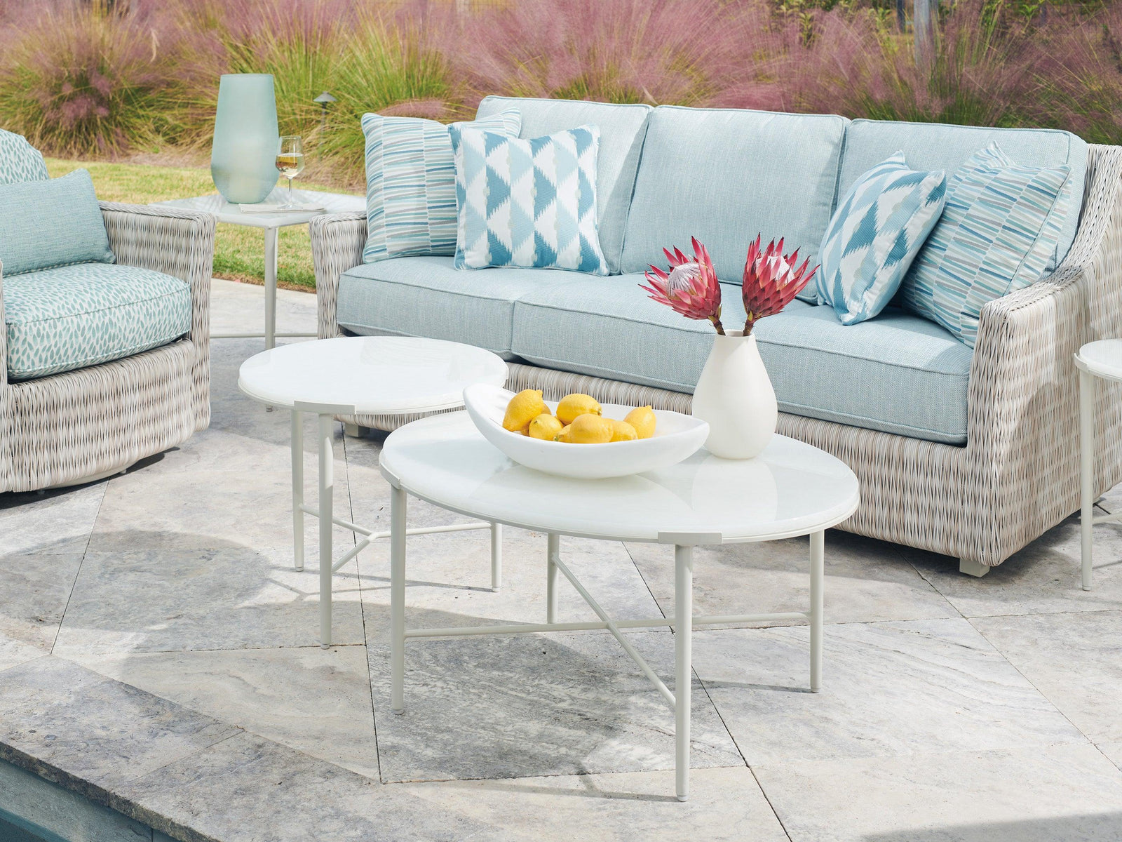 Tommy Bahama Outdoor Seabrook Bunching Cocktail Table OUTDOOR COFFEE TABLES