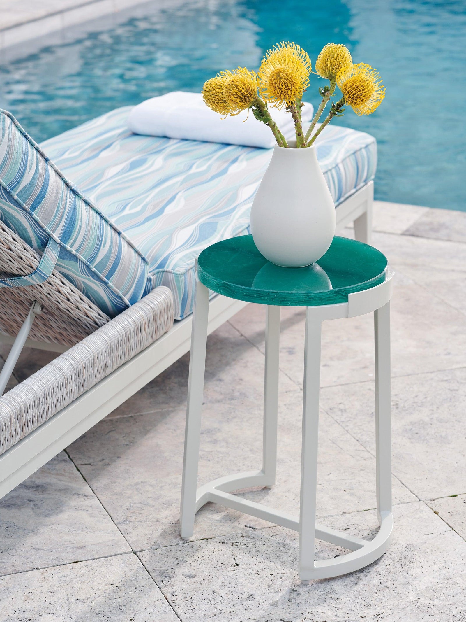 Tommy Bahama Outdoor Seabrook Accent Table OUTDOOR ACCENT TABLES