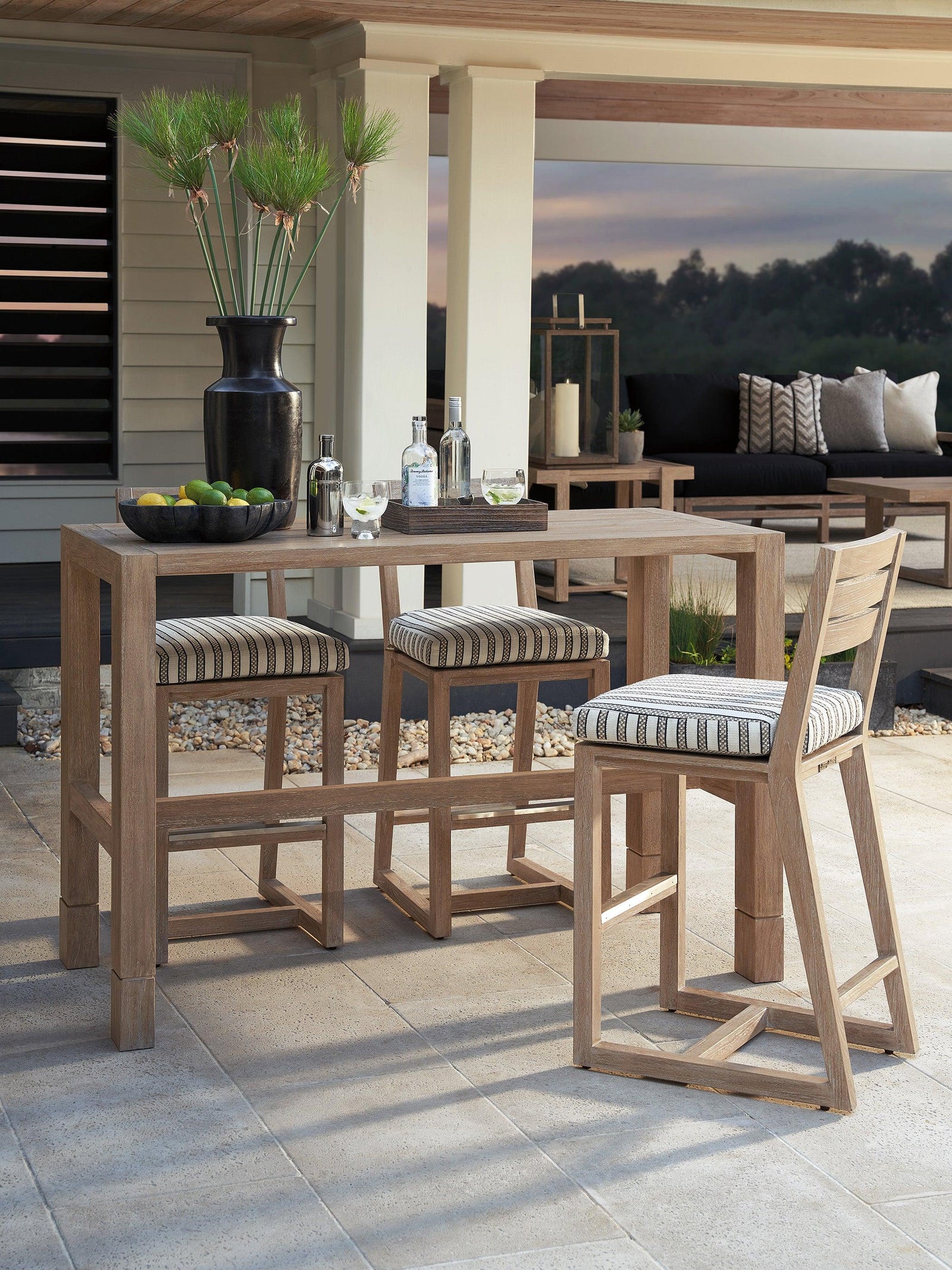 Tommy Bahama Outdoor Stillwater Cove High/Low Bistro Table OUTDOOR DINING TABLES
