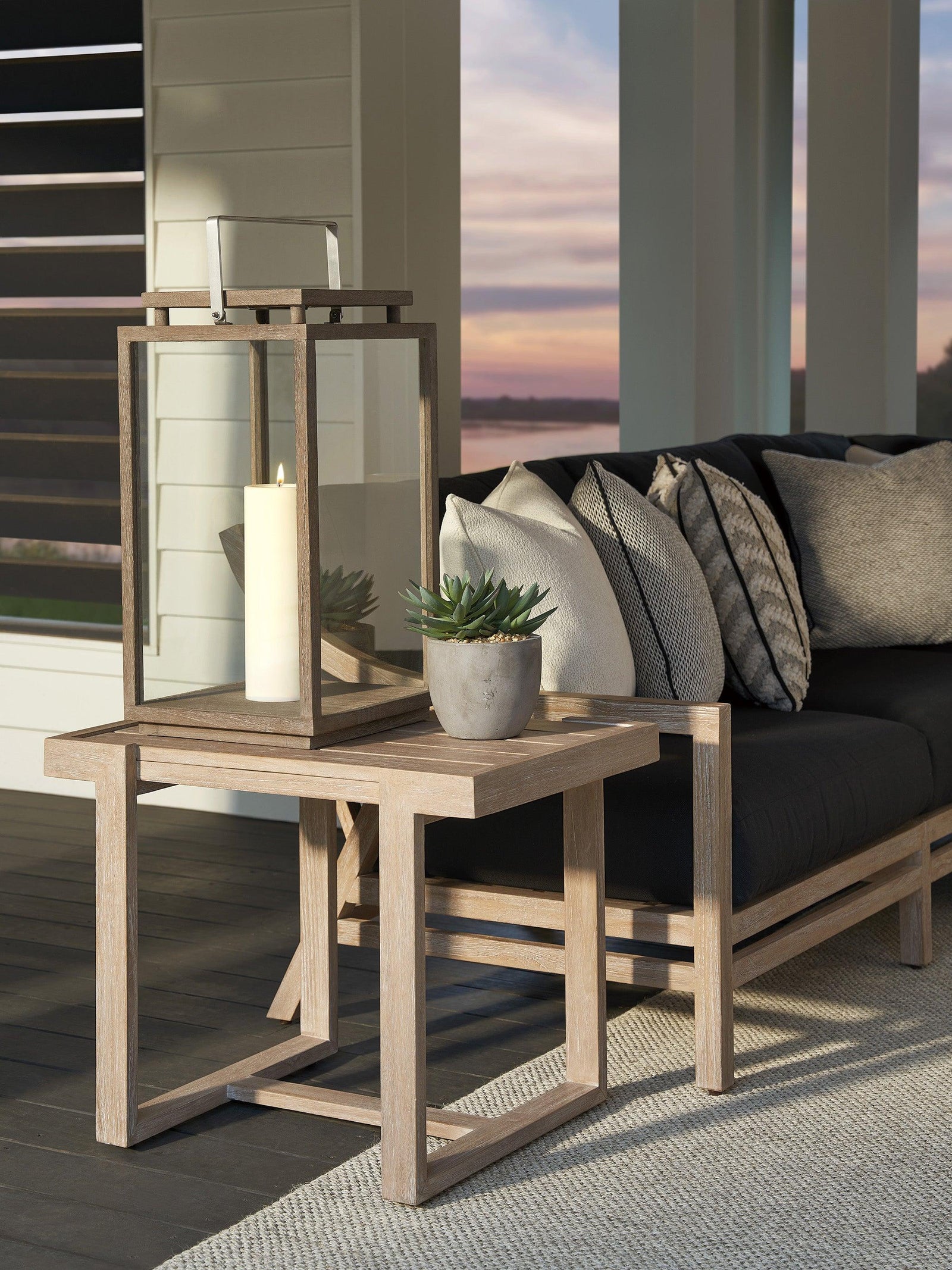 Tommy Bahama Outdoor Stillwater Cove Rectangular End Table OUTDOOR ACCENT TABLES