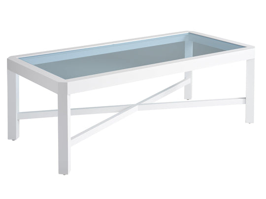 Tommy Bahama Outdoor Promenade Rectangular Cocktail Table OUTDOOR COFFEE TABLES