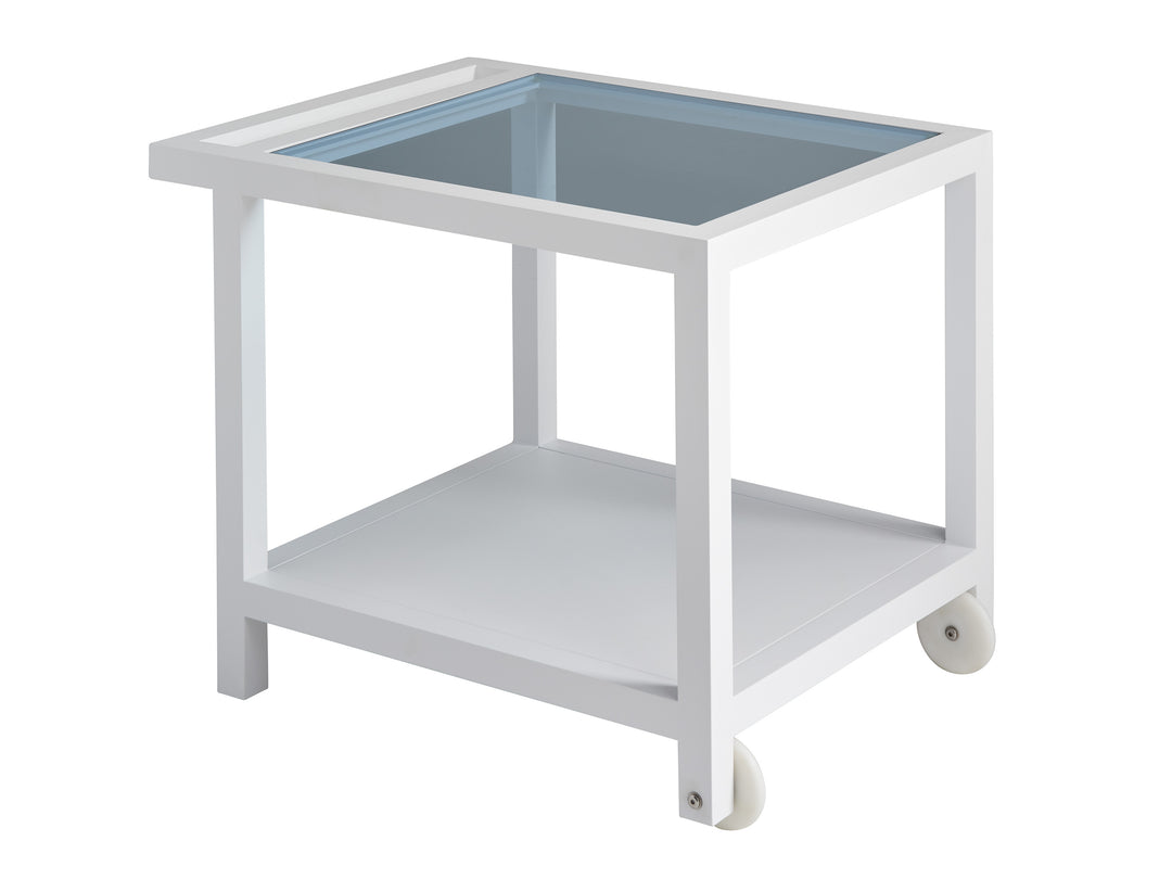 American Home Furniture | Tommy Bahama Outdoor  - Promenade Serving End Table