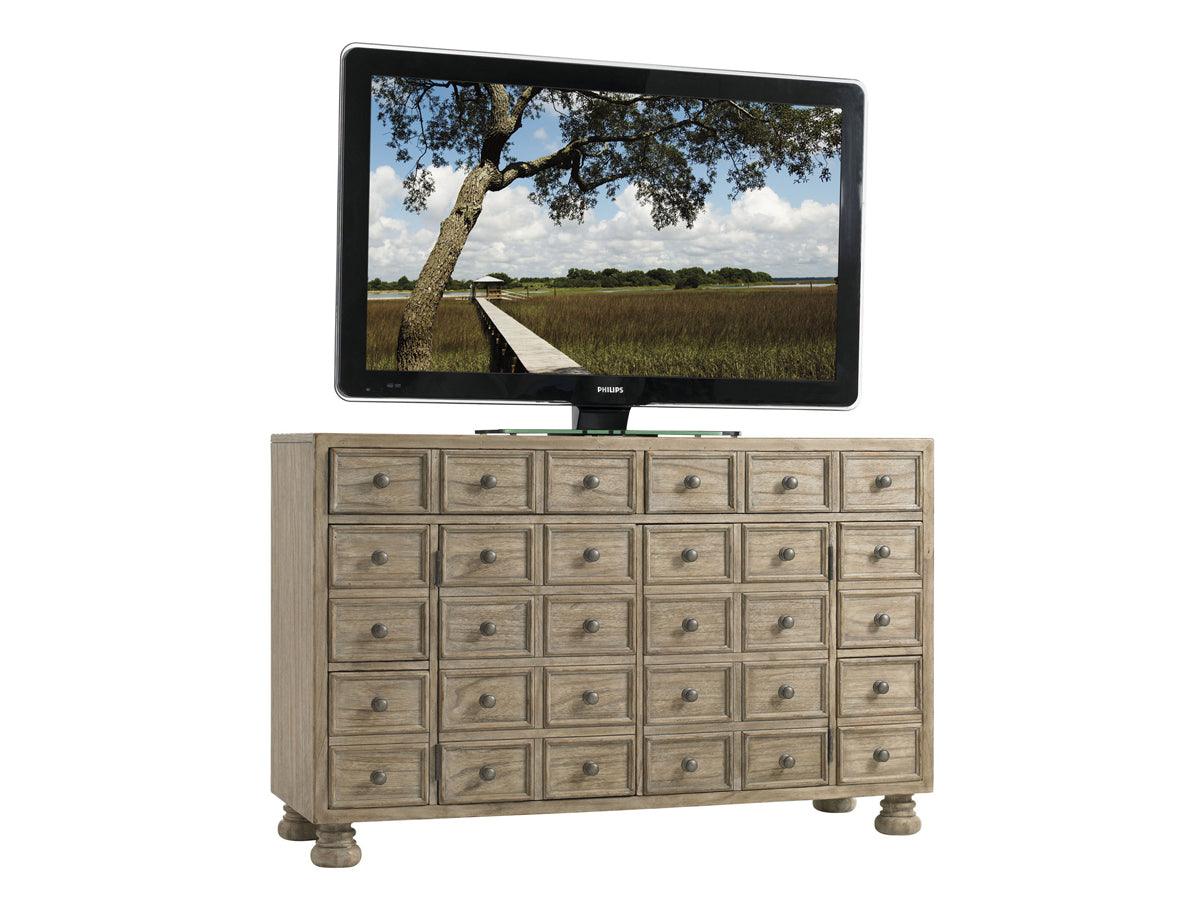 Lexington Twilight Bay Andrews Media Console MEDIA + TV STANDS