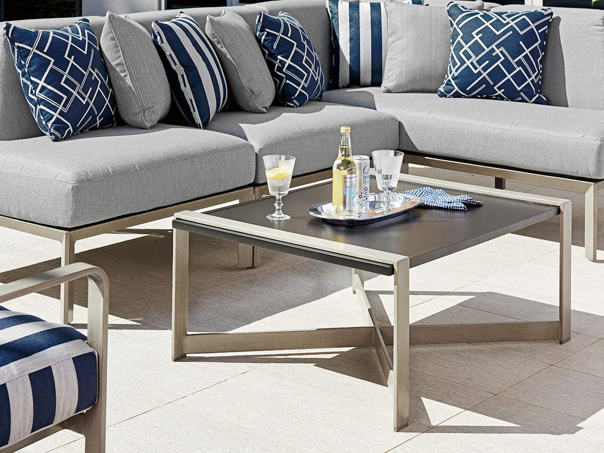 Tommy Bahama Outdoor Del Mar Rectangular Cocktail Table OUTDOOR COFFEE TABLES