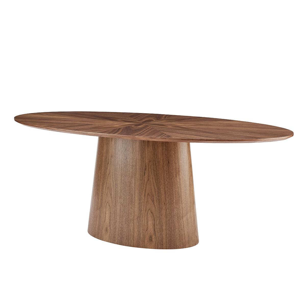 Deodat 79" Oval Dining Table - Thumbnail 2