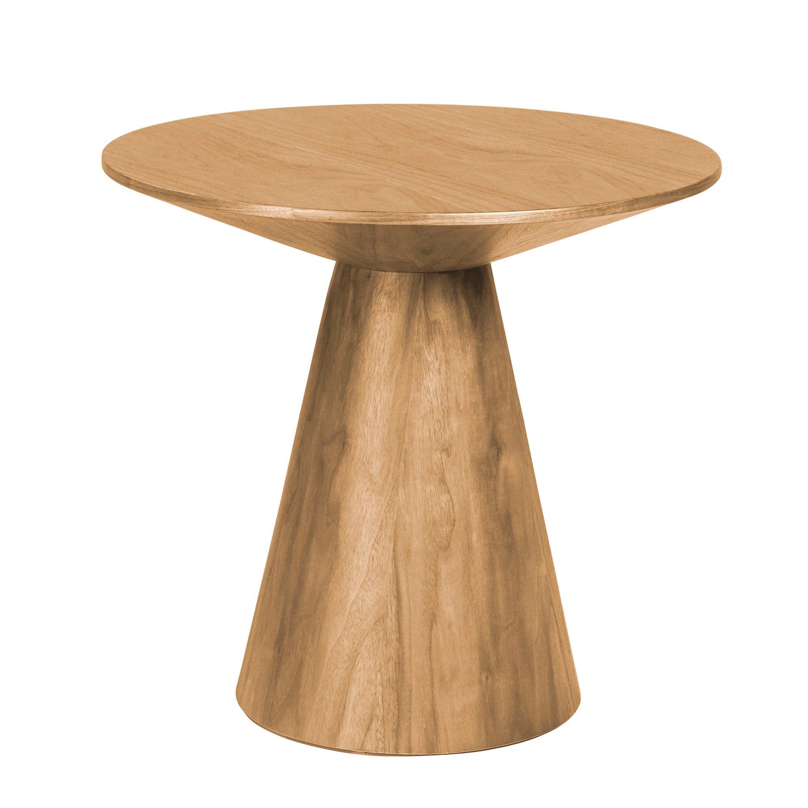 Euro Style Wesley 24" Round Side Table in Oak ACCENT TABLES