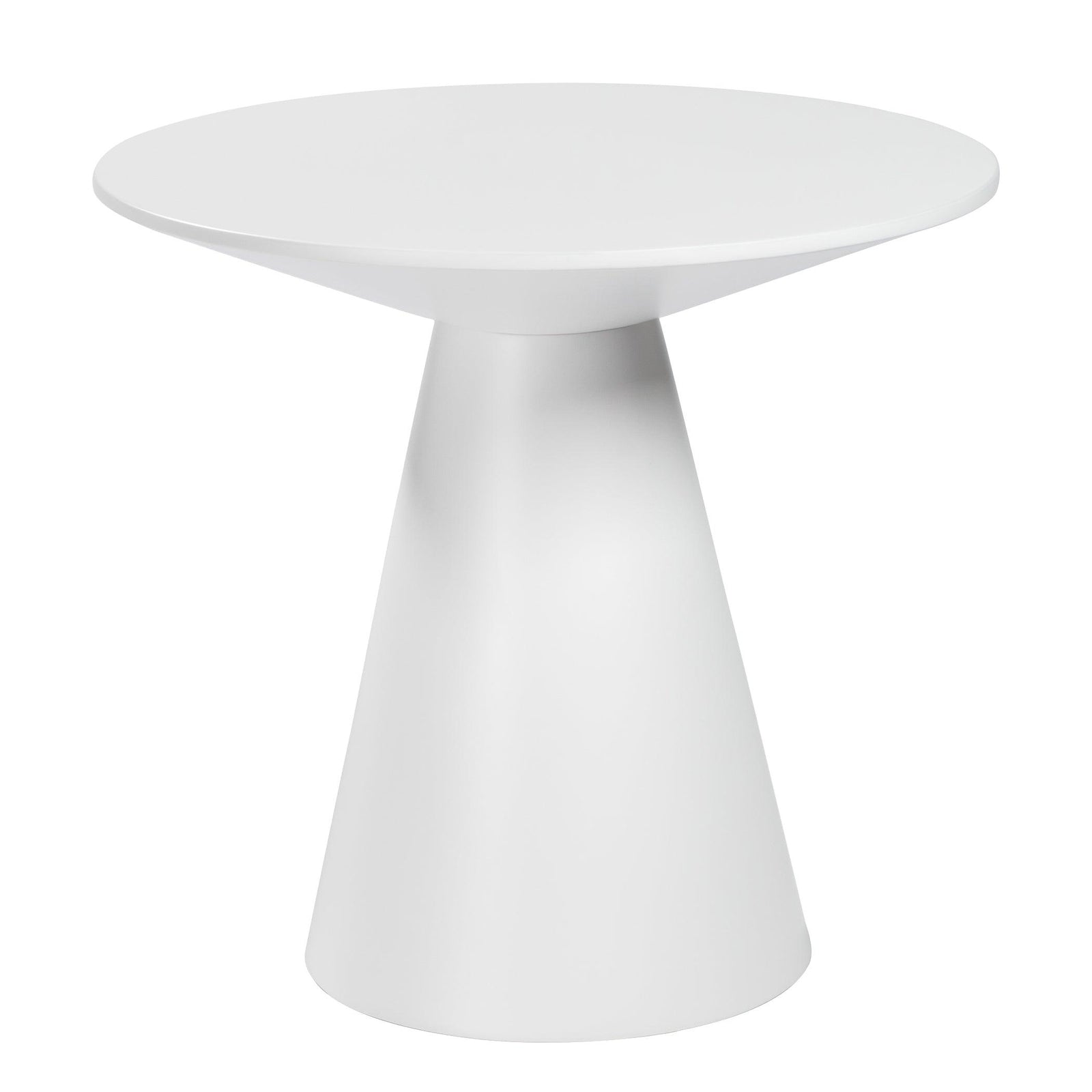 Euro Style Wesley 24" Side Table in Matte White ACCENT TABLES