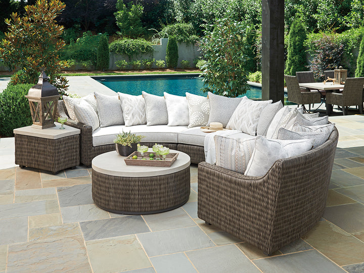 American Home Furniture | Tommy Bahama Outdoor  - Ocean Terrace Round Cocktail Table