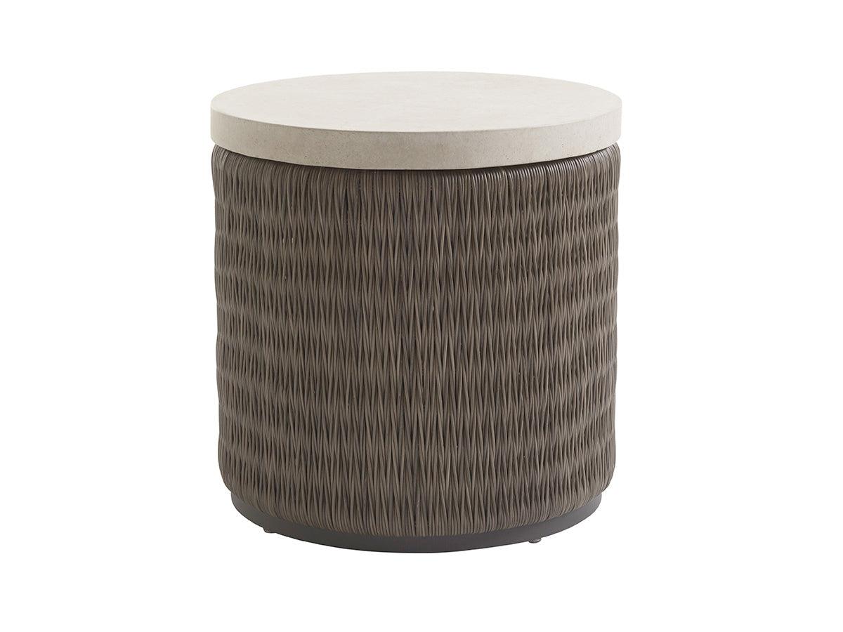 Tommy Bahama Outdoor Ocean Terrace Round End Table OUTDOOR ACCENT TABLES
