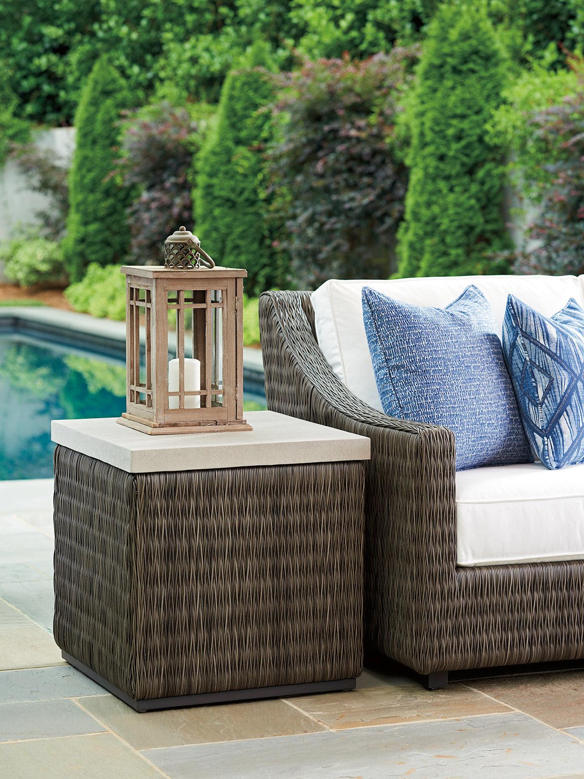 Tommy Bahama Outdoor Ocean Terrace Square End Table OUTDOOR ACCENT TABLES