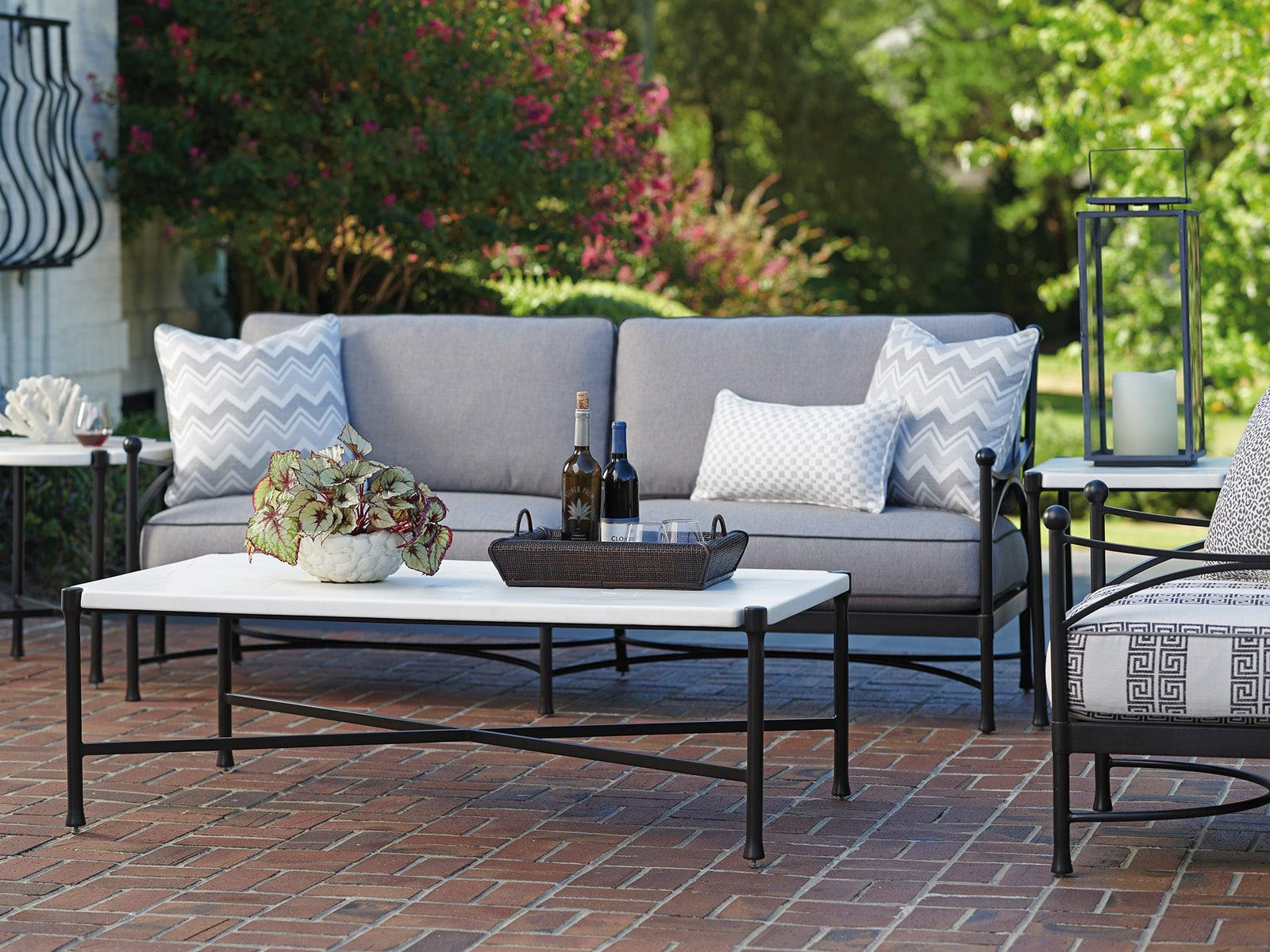 Tommy Bahama Outdoor Pavlova Rectangular Cocktail Table OUTDOOR COFFEE TABLES