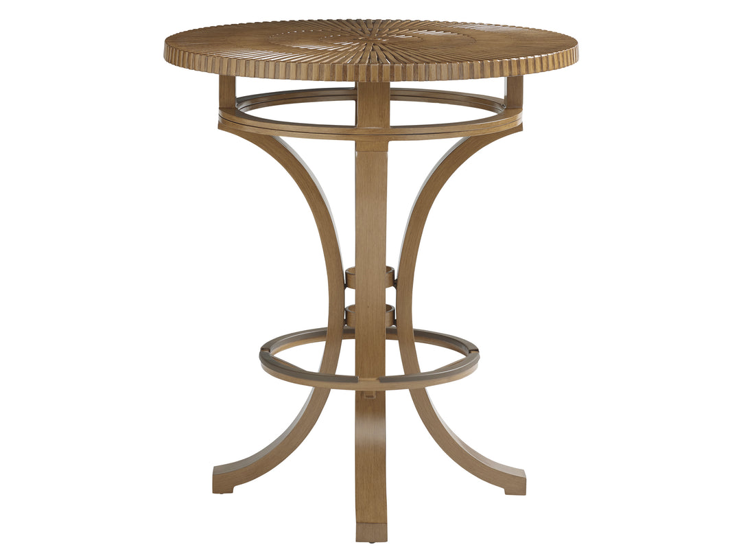 American Home Furniture | Tommy Bahama Outdoor  - St Tropez High/Low Bistro Table