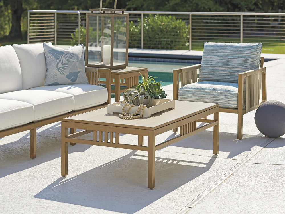 American Home Furniture | Tommy Bahama Outdoor  - St Tropez Rectangular Cocktail Table