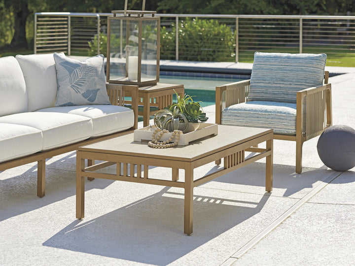 American Home Furniture | Tommy Bahama Outdoor  - St Tropez Rectangular Cocktail Table
