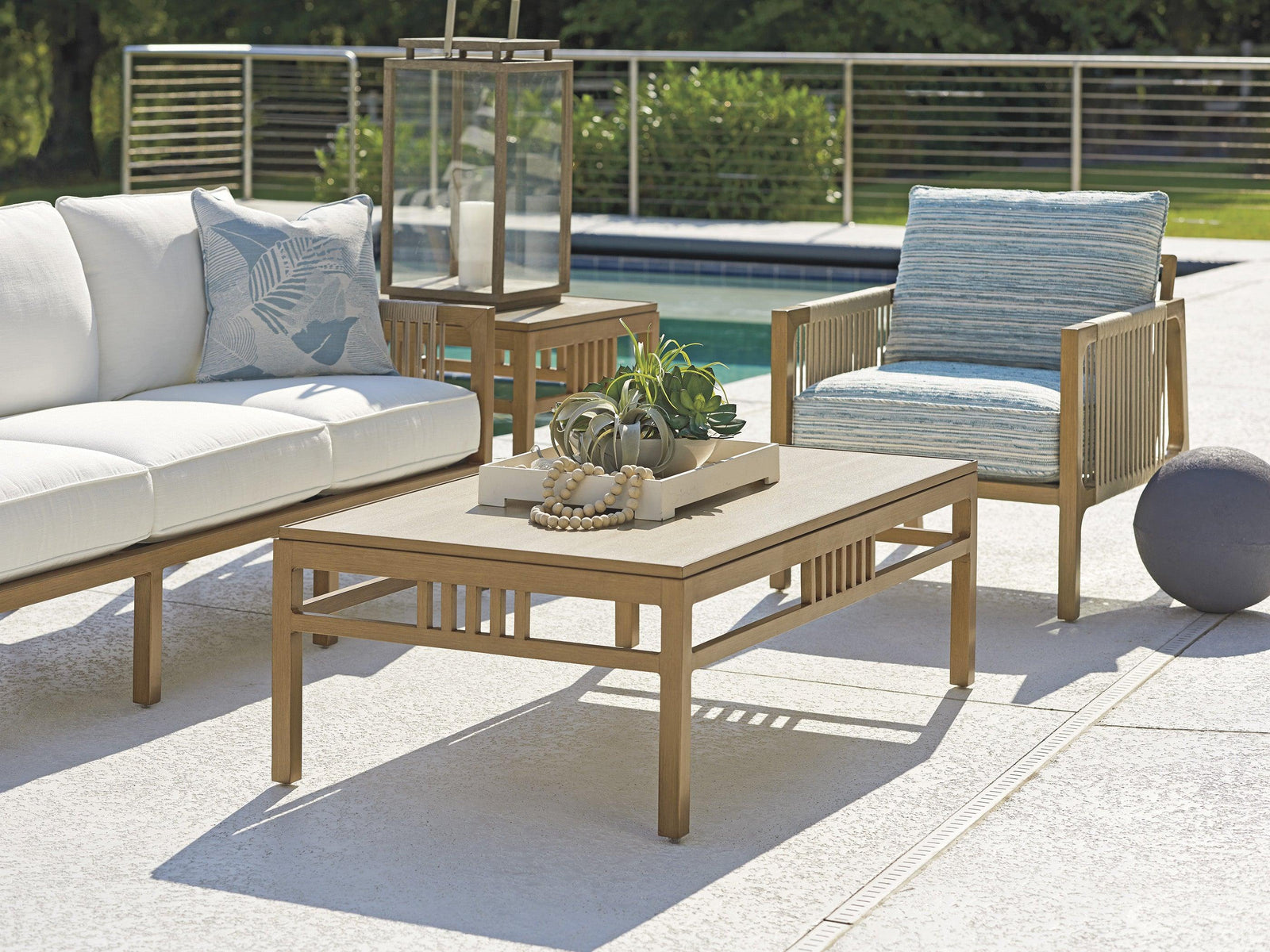 Tommy Bahama Outdoor St Tropez Rectangular Cocktail Table OUTDOOR COFFEE TABLES