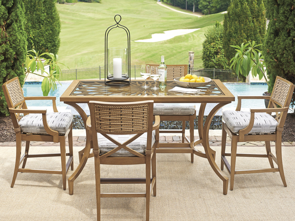 American Home Furniture | Tommy Bahama Outdoor  - Valley View Bistro Table