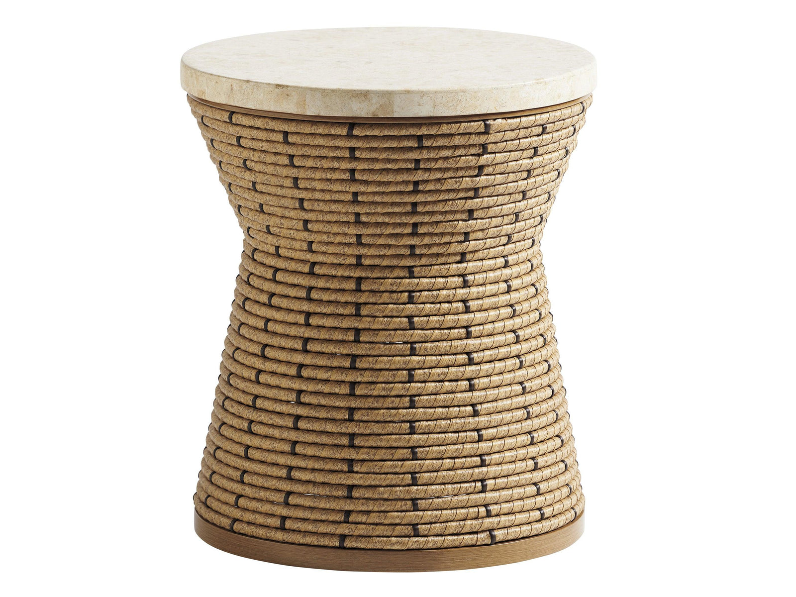 Tommy Bahama Outdoor Valley View Round Side Table OUTDOOR ACCENT TABLES