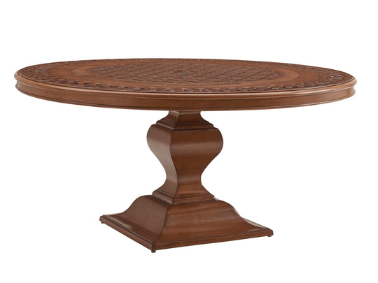 Tommy Bahama Outdoor Harbor Isle Round Dining Table OUTDOOR DINING TABLES