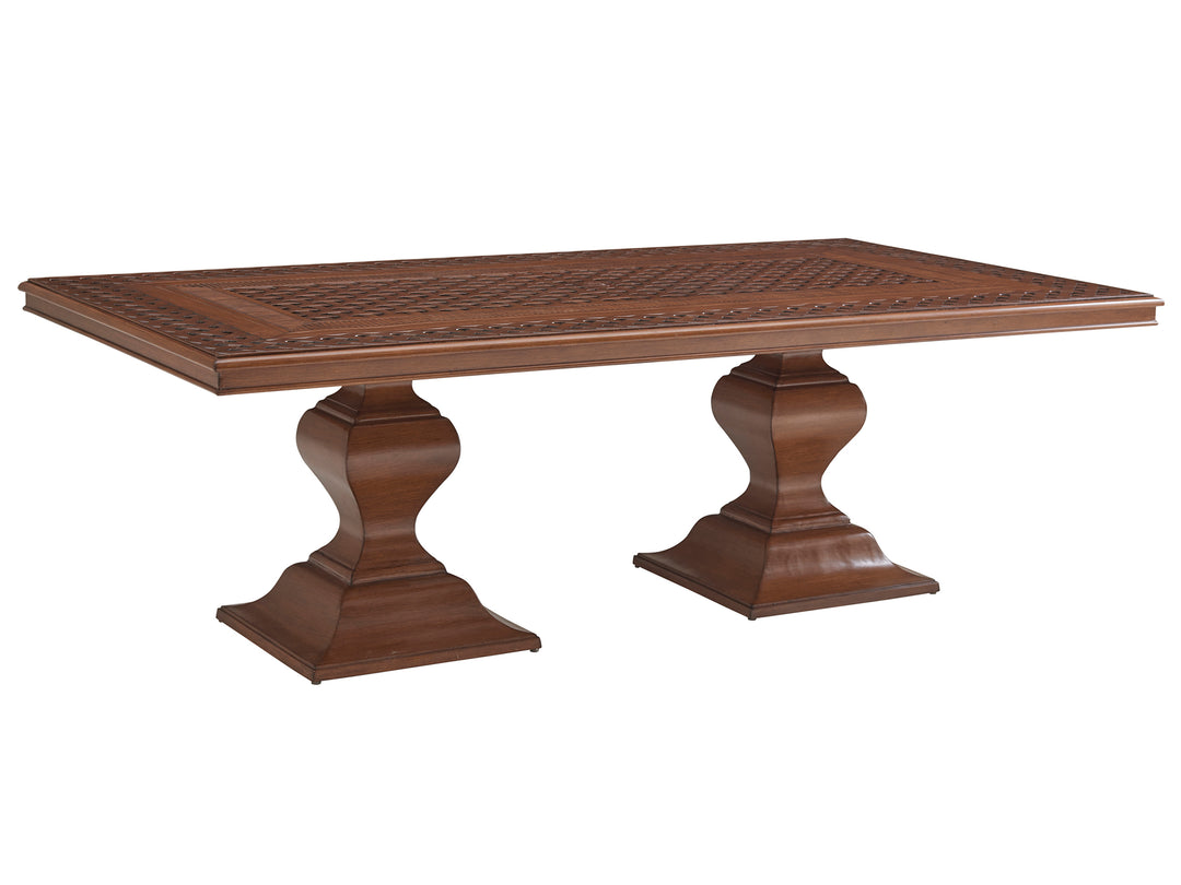 American Home Furniture | Tommy Bahama Outdoor  - Harbor Isle Rectangular Dining Table