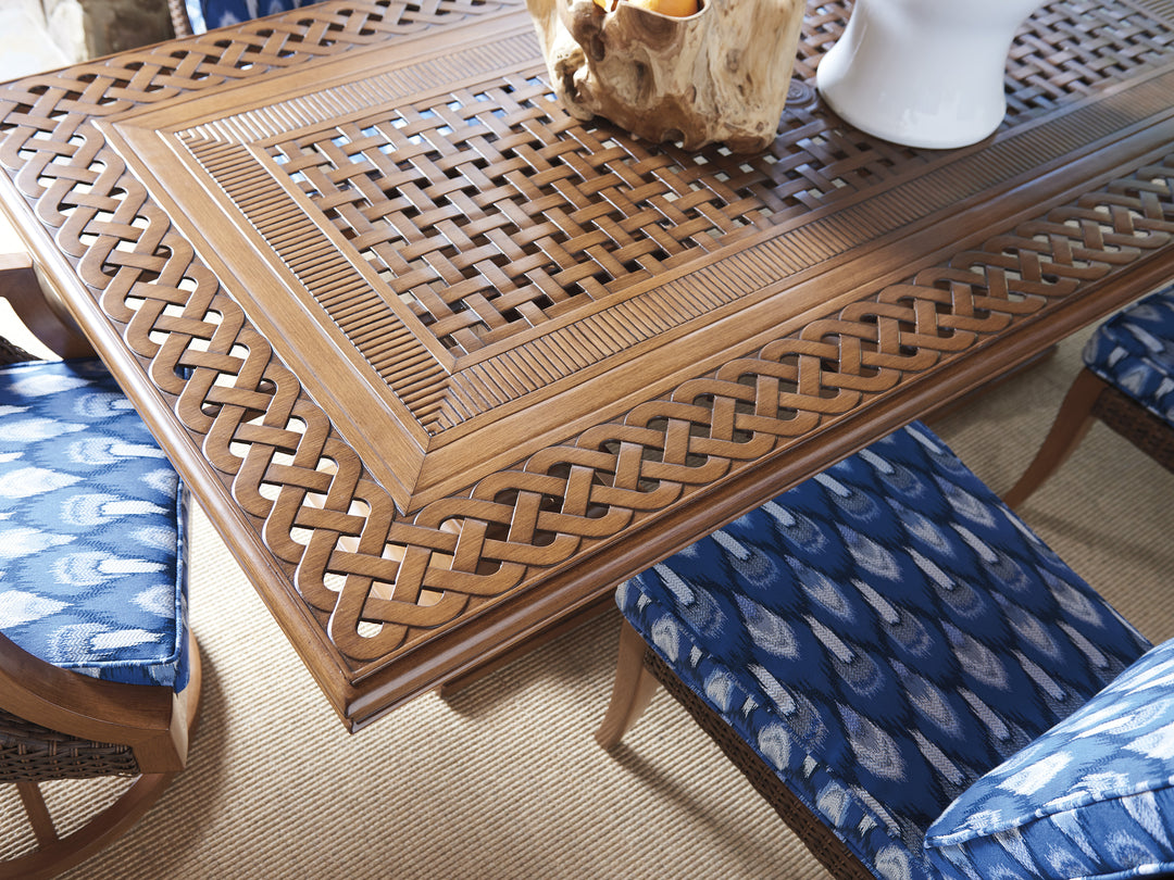 American Home Furniture | Tommy Bahama Outdoor  - Harbor Isle Rectangular Dining Table