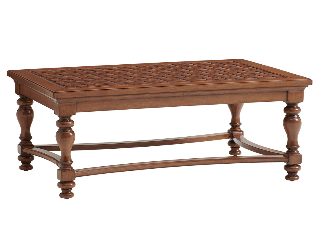 American Home Furniture | Tommy Bahama Outdoor  - Harbor Isle Rectangular Cocktail Table