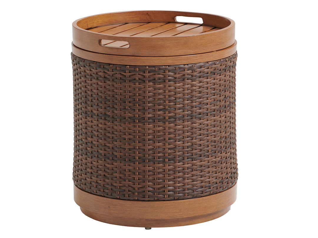 American Home Furniture | Tommy Bahama Outdoor  - Harbor Isle Round Accent Table