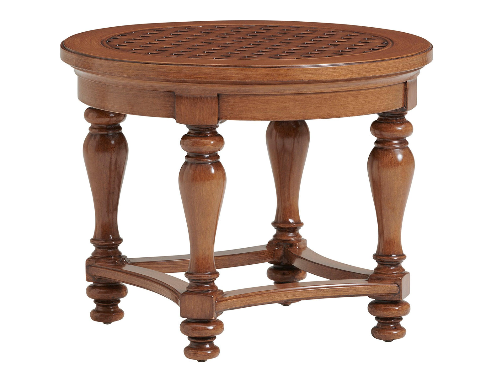 Tommy Bahama Outdoor Harbor Isle Round End Table OUTDOOR ACCENT TABLES