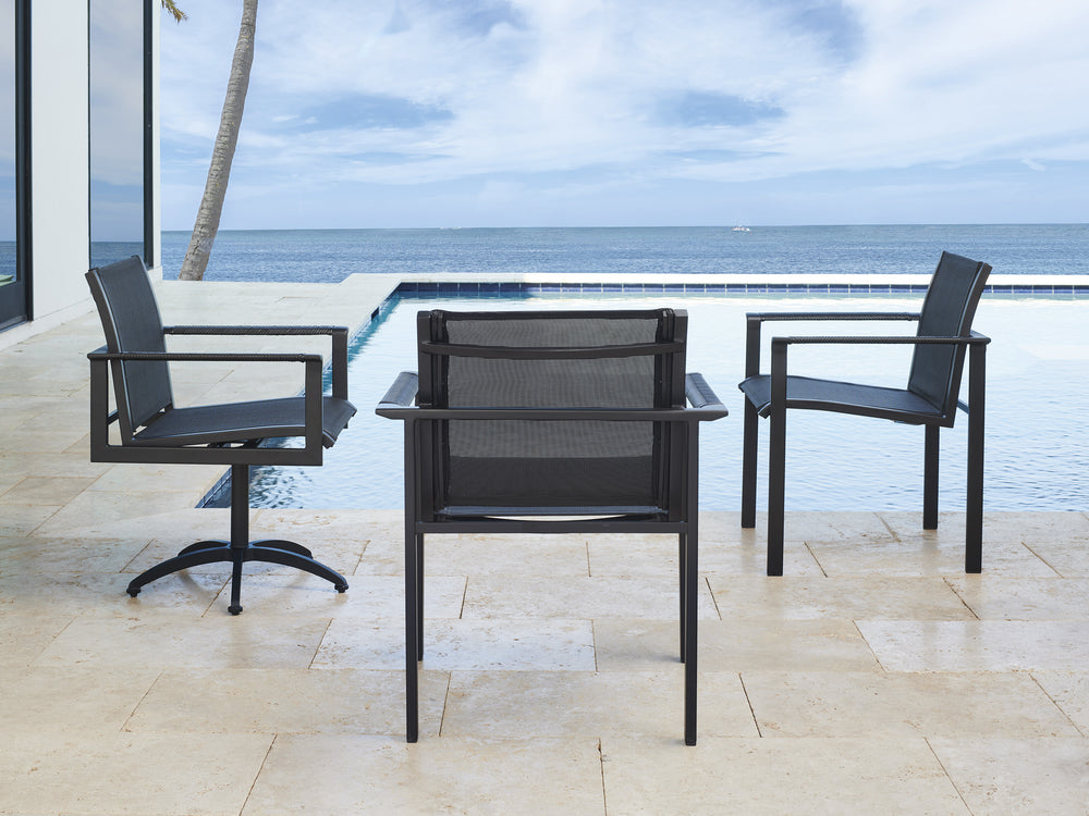 American Home Furniture | Tommy Bahama Outdoor  - South Beach Swivel Rocker Dining Chair