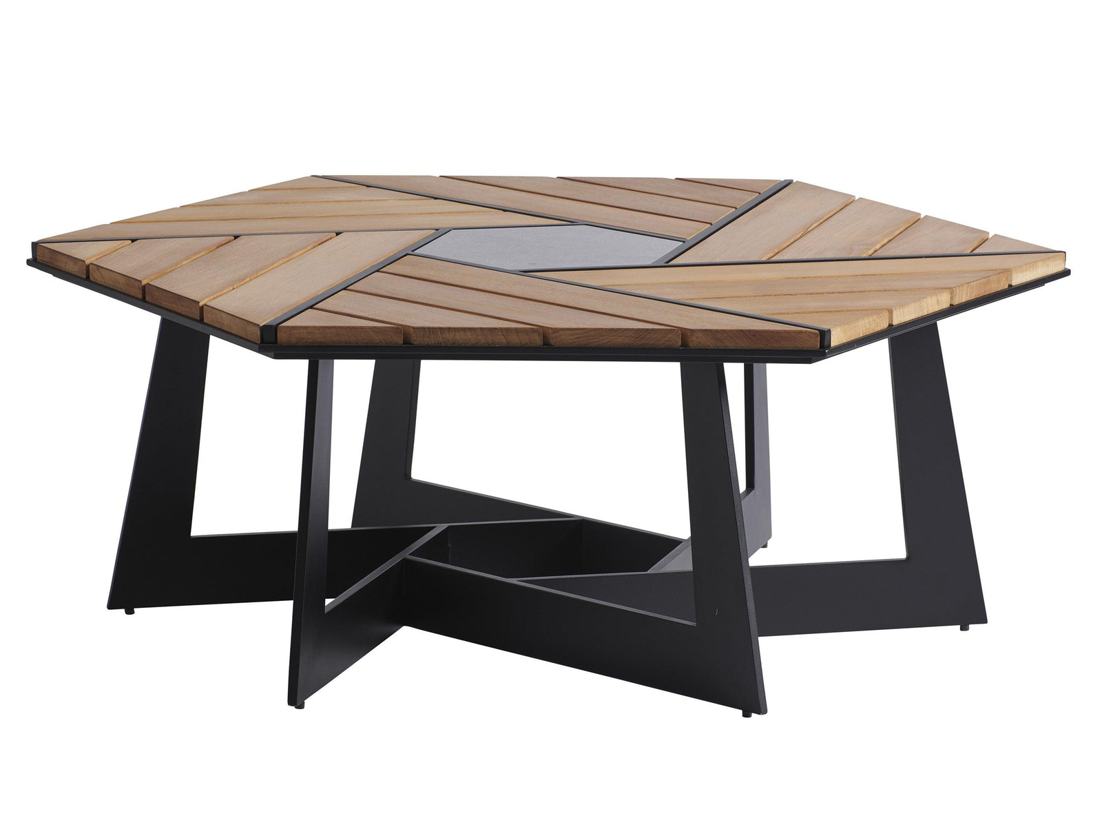 Tommy Bahama Outdoor South Beach Hexagonal Cocktail Table OUTDOOR COFFEE TABLES