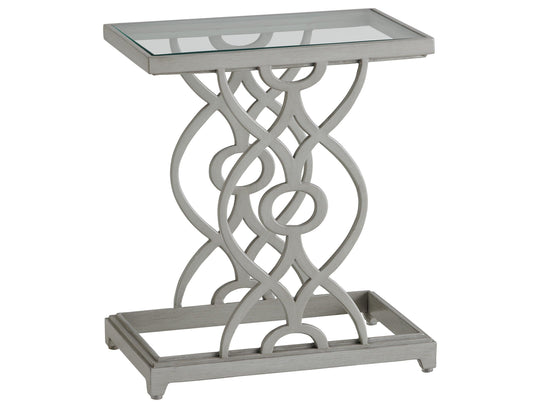 Tommy Bahama Outdoor Silver Sands Rectangular Spot Table OUTDOOR ACCENT TABLES