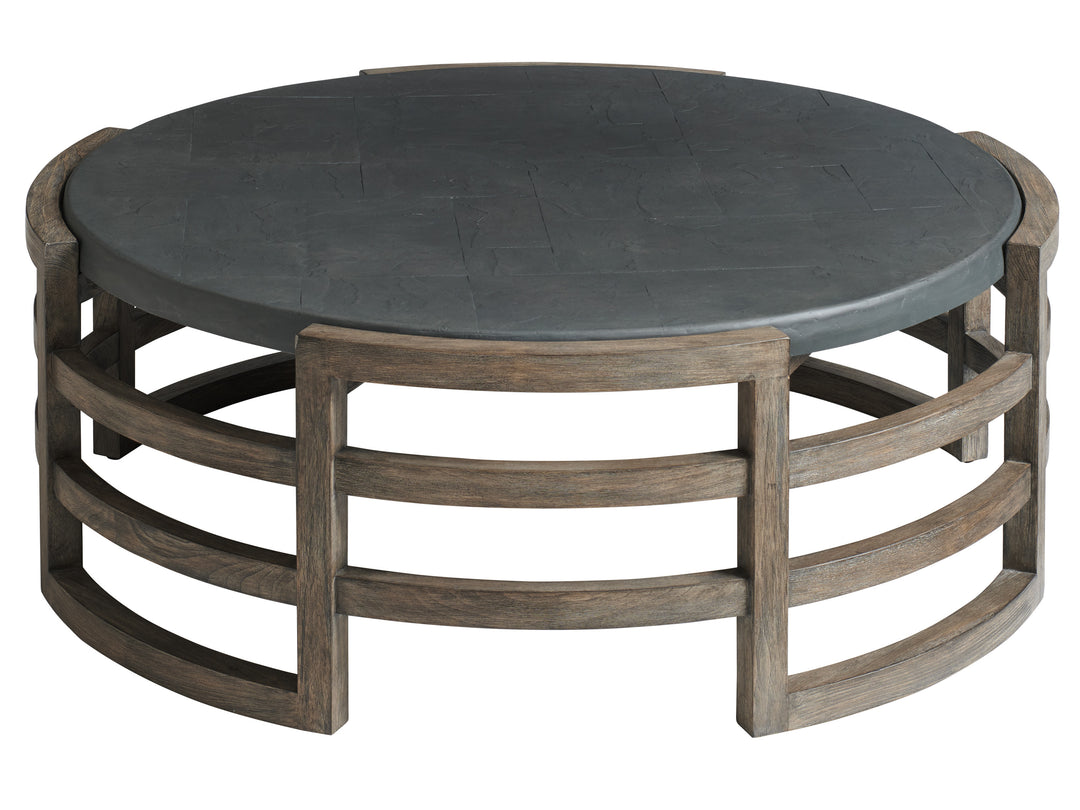 American Home Furniture | Tommy Bahama Outdoor  - La Jolla Round Cocktail Table
