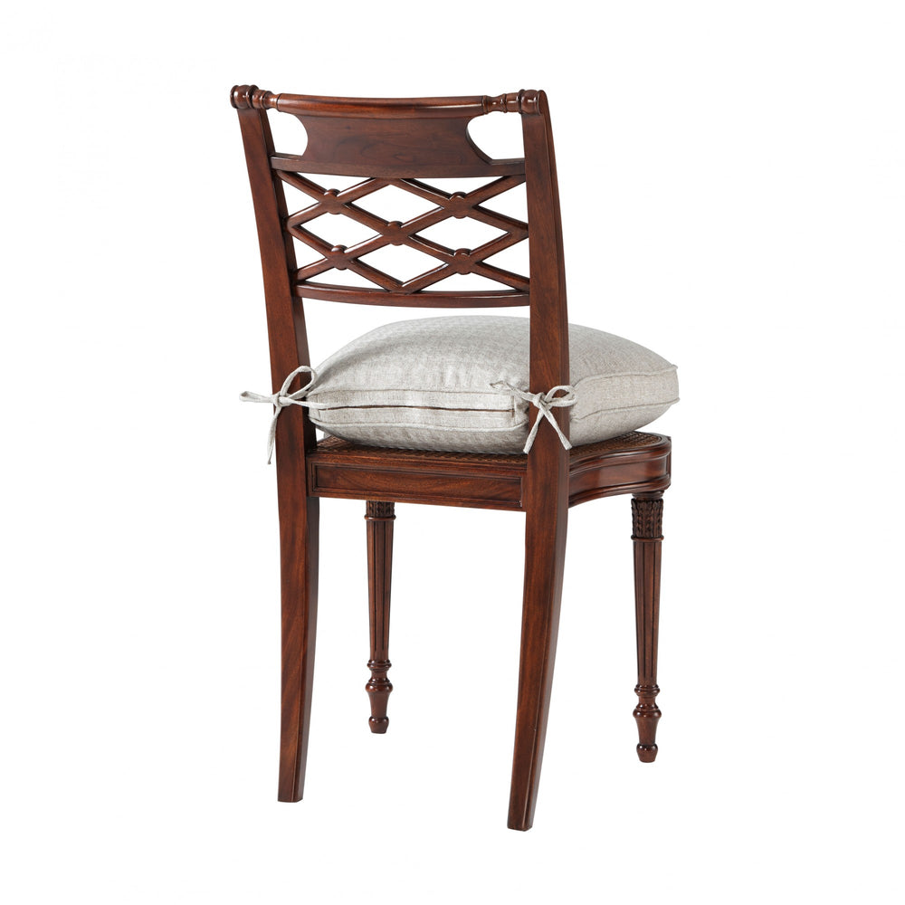 Adorned with Silk Bows Side Chair - Set of 2 - Theodore Alexander - AmericanHomeFurniture