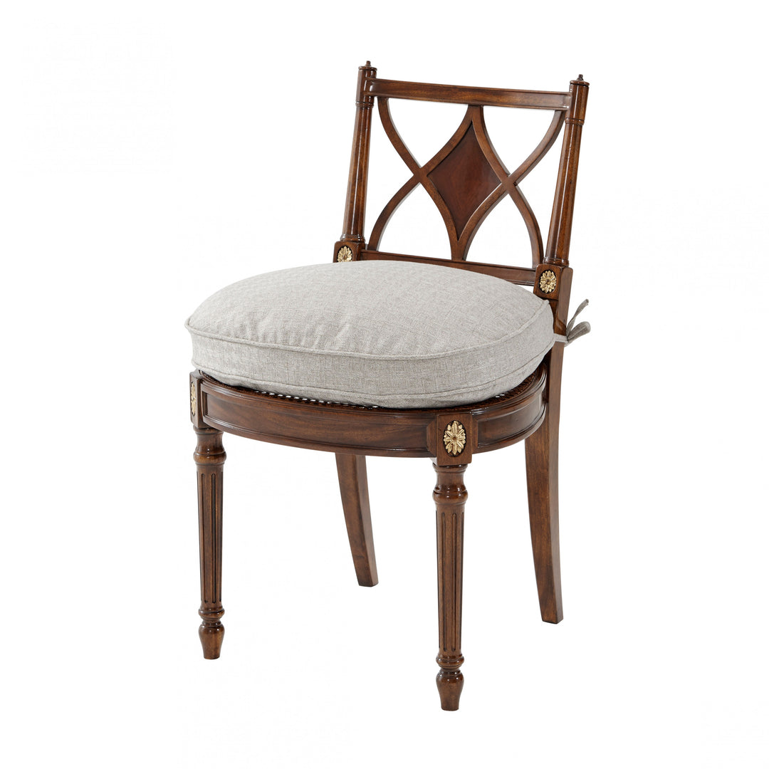 Sheraton's Dainty Dining Chair - Set of 2 - Theodore Alexander - AmericanHomeFurniture