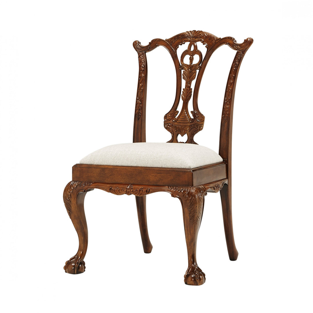 Classic Claw and Ball Side chair - Set of 2 - Theodore Alexander - AmericanHomeFurniture