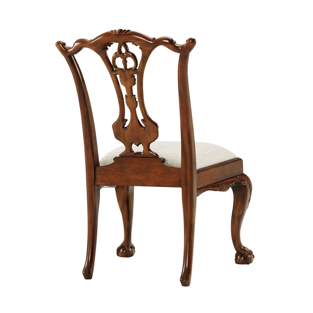 Classic Claw and Ball Side chair - Set of 2 - Theodore Alexander - AmericanHomeFurniture