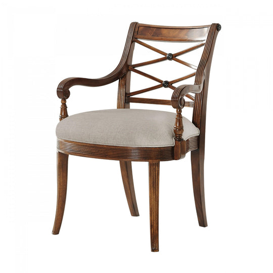 Theodore Alexander The Regency Visitor's Armchair - Set of 2 DINING CHAIRS